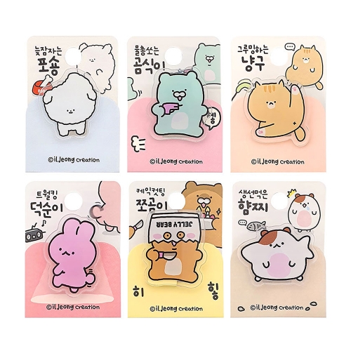 순덕이크루 아크릴집게(1000원X36개)