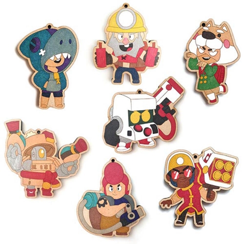 브롤스타즈 팬시우드 34종