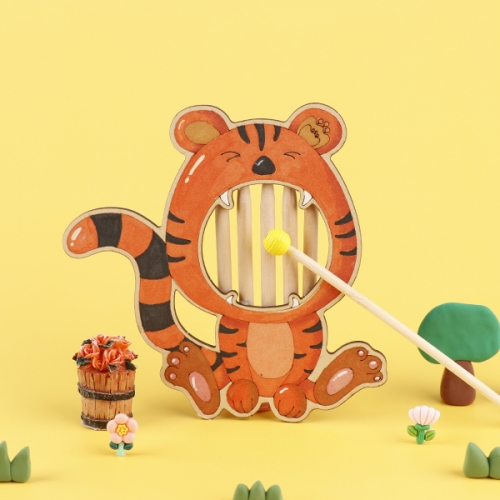 메이크문구 W048 악기만들기 호랑이워시보드