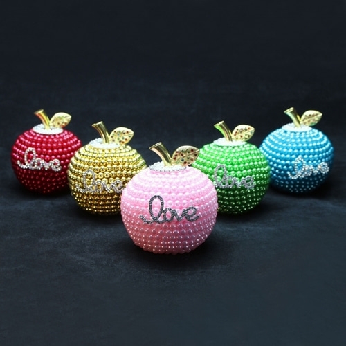 크리스탈 비즈 데코 비즈앤 폼 DIY 사과만들기 Kit