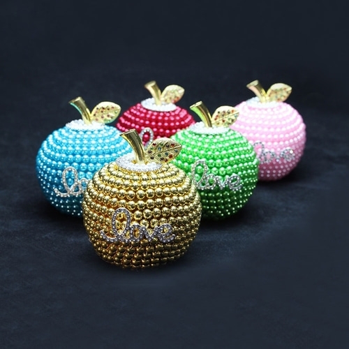 크리스탈 비즈 데코 비즈앤 폼 DIY 사과만들기 Kit