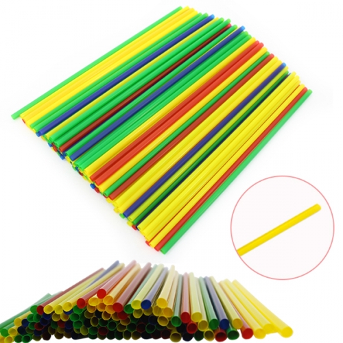 색빨대_일자형 자바라형 혼합색 500개입(5mm)