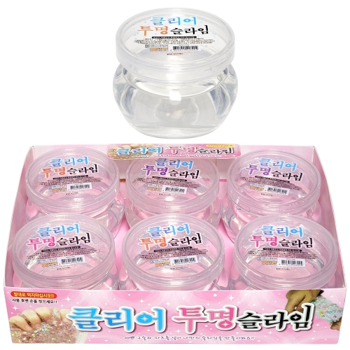 클리어투명슬라임(2000원X6개)