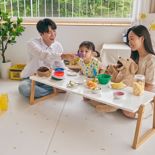 [고급형 PVC] 에코 친환경 어린이집 유치원 거실 복도 바닥 놀이방매트 레몬드랍