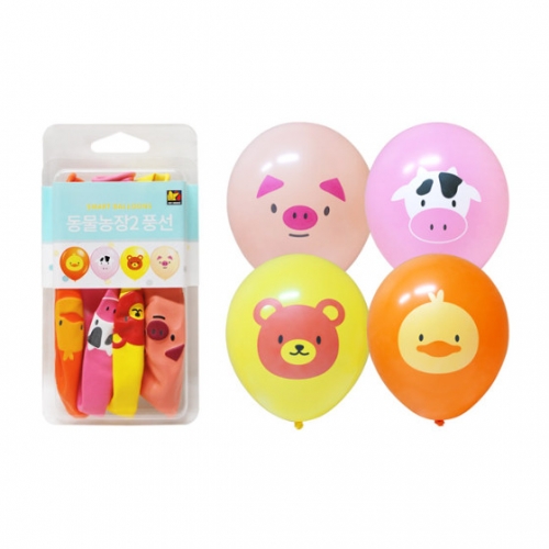 차이의 놀이 귀여운 동물 놀이 풍선 세트