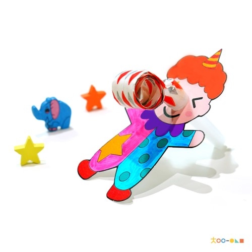 차이의 놀이 귀여운 피리 만들기 키트 (문어/꿀벌/삐에로 옵션 선택)