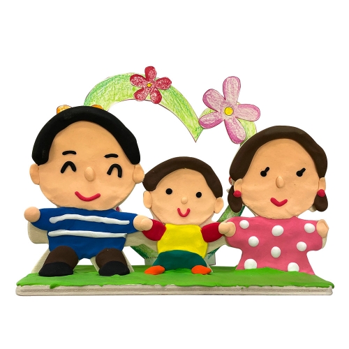 클레이 놀이터 모양놀이 1단계/미술 교구재/각 단계별 부자재 제공