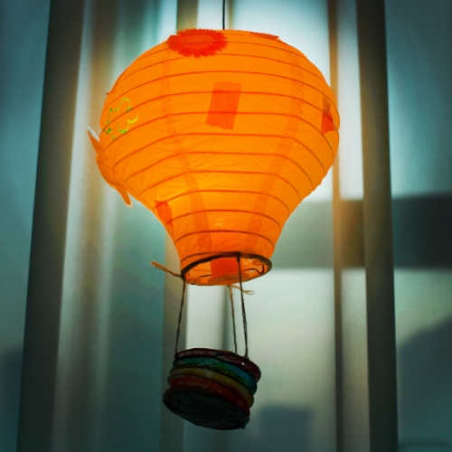 한지 전등 열기구