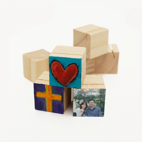 메모꽂이 원목사각(2개)