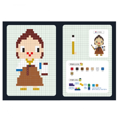 이지 툭툭블럭 우리나라 위인_5. 신사임당