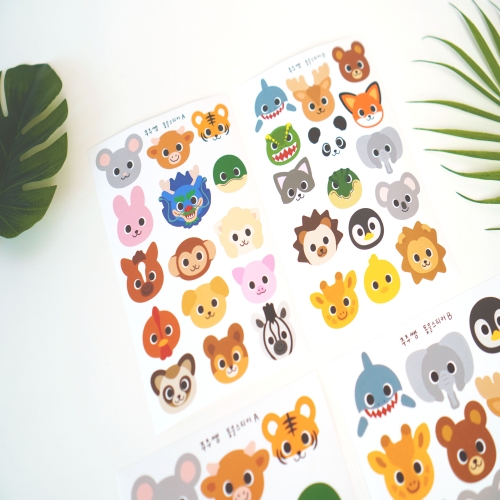 [주주쌤] 동물 스티커