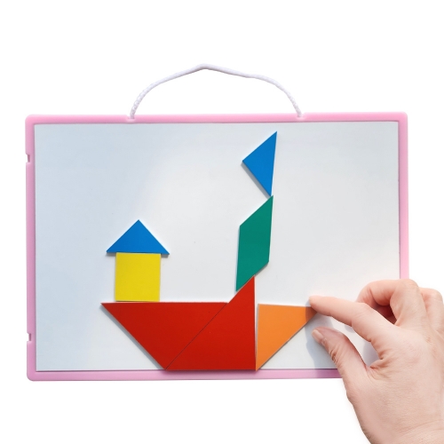 고무자석칠교놀이 화이트보드 세트