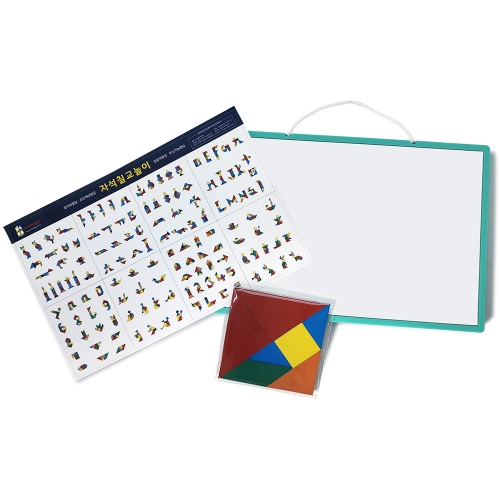 고무자석칠교놀이 화이트보드 세트