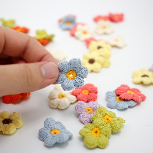 니트 꽃(10개)