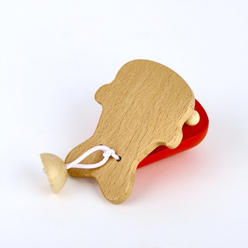 [캐스B]맑은소리 원목물고기캐스터네츠(2458)(색상랜덤)