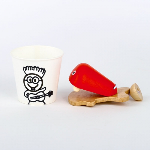 [캐스B]맑은소리 원목물고기캐스터네츠(2458)(색상랜덤)