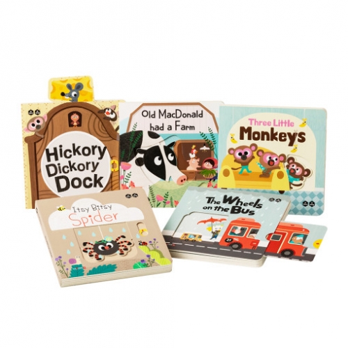 허니북 마더구스 A 보드북 5권 세트 영어 놀이책 (세이펜 호환)