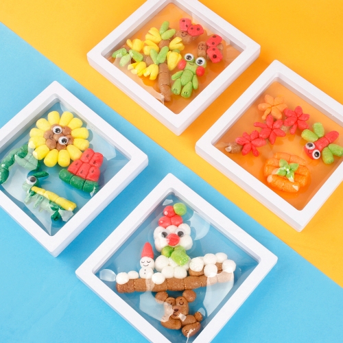 미니플레이콘 투명액자 5인용 (따뜻한 봄,더운 여름,알록달록 가을,추운 겨울-선택1)