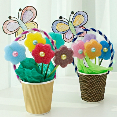 꽃 백업 미니화분(5인용)