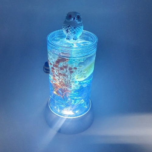 아크릴 큐빅 하바리움조명만들기5인