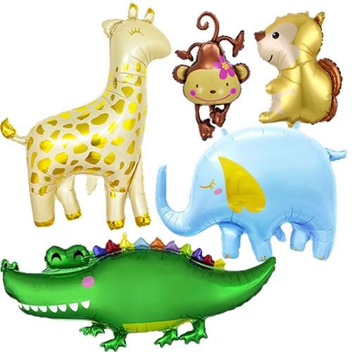 숲속 동물 친구들 풍선