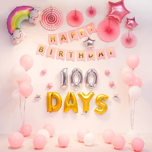 100일 파티 풍선세트