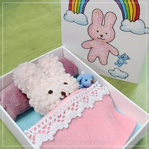 토끼 수면 애착 인형