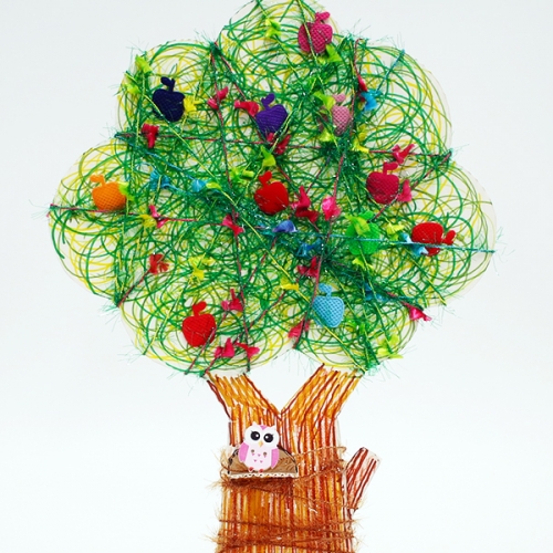 스트링 입체 나무 꾸미기(봄/여름)
