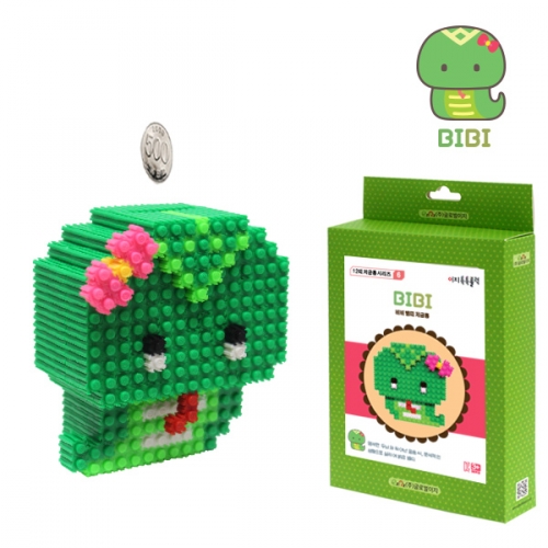 이지 툭툭블럭 12띠 동물 저금통_뱀