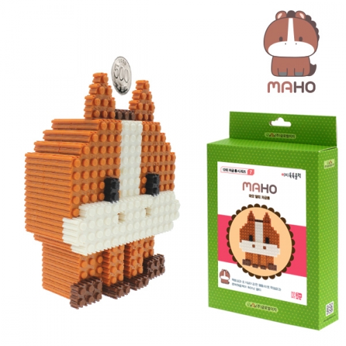 이지 툭툭블럭 12띠 동물 저금통_말