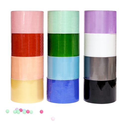 스티커월드 테이프볼 만들기 특대 6cm 12색 (2500원X랜덤6개)