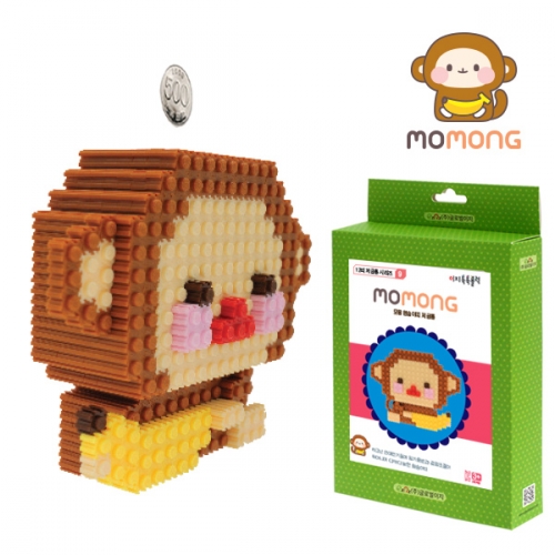 이지 툭툭블럭 12띠 동물 저금통_원숭이