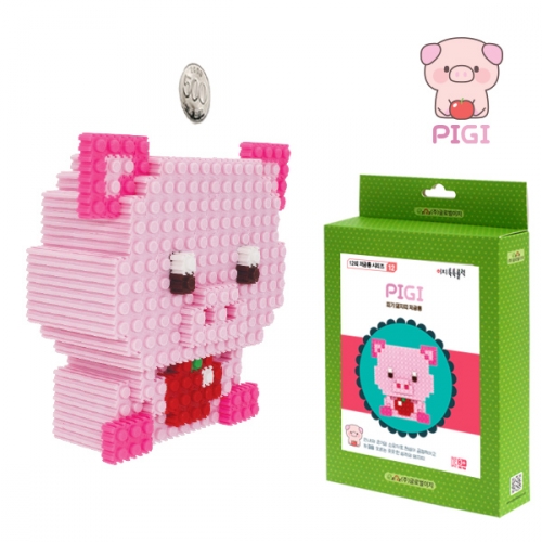 이지 툭툭블럭 12띠 동물 저금통_돼지