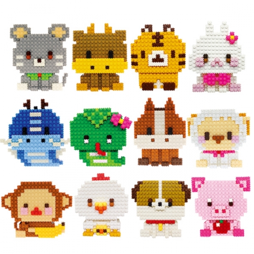 이지 툭툭블럭 12띠 동물 저금통_돼지