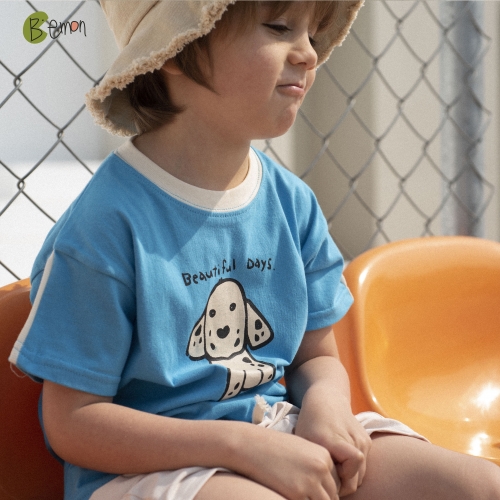 베몽 달마시안 여름 반팔 티셔츠 반바지 블루 핑크 개별포장 어린이날 선물 (4월 예약발송)