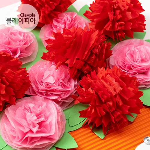 251 종이 카네이션 액자 어버이날