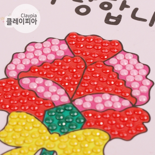 보석십자수 카네이션 카드 어버이날 만들기
