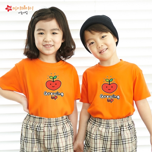 국내산 쿨론 100％ 아트 디자인 반팔_ 모두의사랑으로 _ 사랑쑥쑥