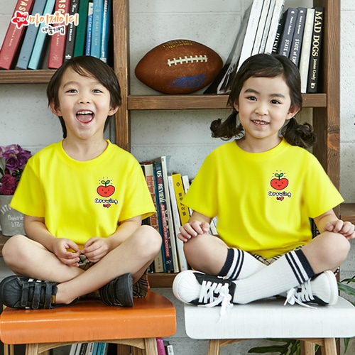 국내산 쿨론100％ 아트 디자인 반팔_모두의사랑으로 _ 사랑쑥쑥 ☆심플디자인☆