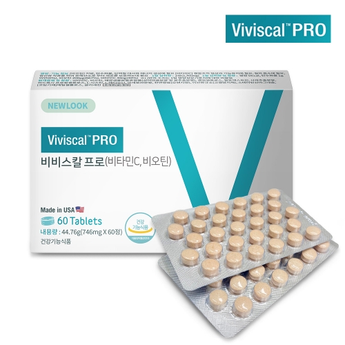 비비스칼 프로 비오틴 영양제 60정 (총 1박스)