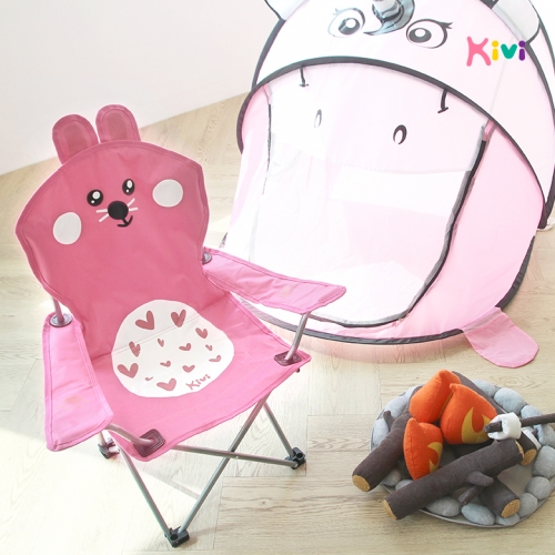 [키즈비전] 키비 애니멀 접이식의자 캠핑의자