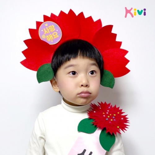 [키즈비전] 카네이션머리띠(5인용)