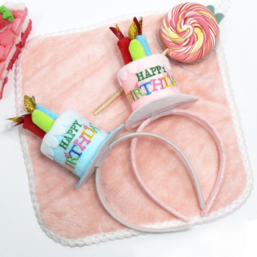 생일 케이크 머리띠