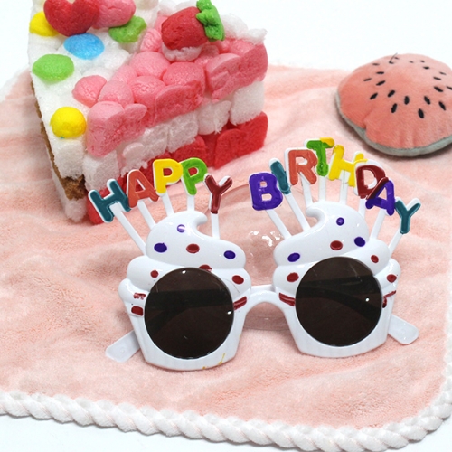 생일 촛불 안경