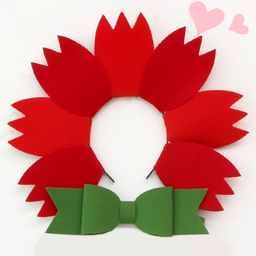 대왕 카네이션 머리띠(완제품/반제품)