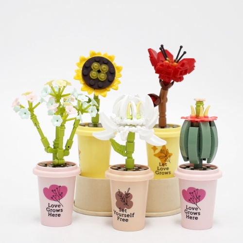 미니 플라워 블럭