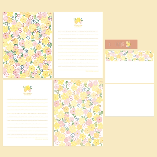 어반플라워 편지지 FL111-1