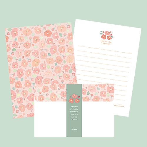 어반플라워 편지지 FL111-3