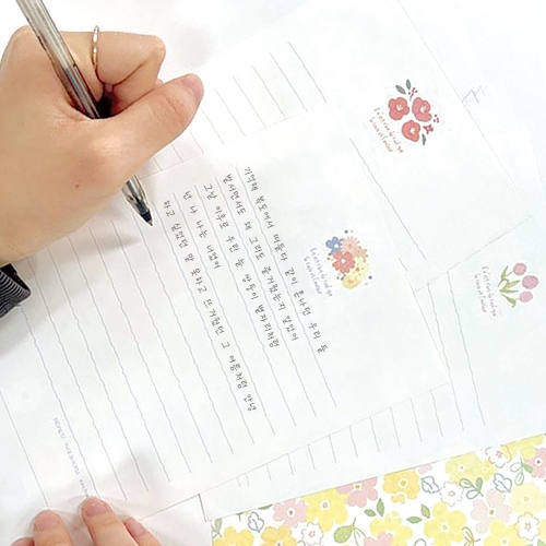 어반플라워 편지지 FL111-3