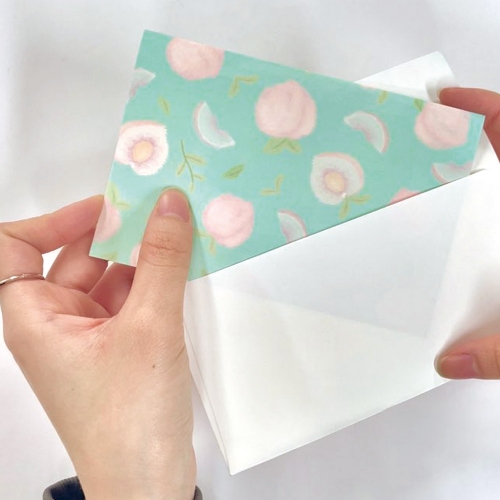 달콤새콤 프루츠 편지지 FL112(4종1세트)